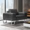 U808 Sofa & Loveseat Set in Charcoal by Global w/Options