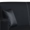 Tempo Sofa Bed in Black Leatherette by Casamode