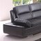 Souli Sofa in Black Bonded Leather by American Eagle Furniture