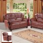 Mina 639 Sofa in Brown Bonded Leather w/Optional Items