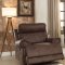 Aggiano Power Recliner Sofa 9911DBR in Dark Brown by Homelegance