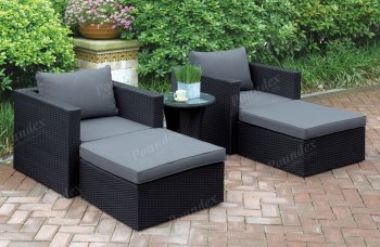 404 Outdoor Patio 5Pc Lounge Set by Poundex w/Options [PXOUT-404]