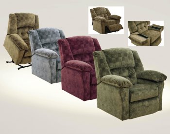 Choice of Color Fabric Modern Wellington Power Lift Recliner [CNR-4840 Wellington]