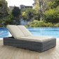 Summon Double Outdoor Patio Chaise EEI-1994 by Modway