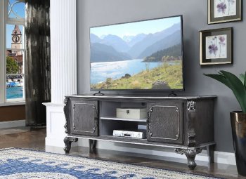 House Delphine TV Stand 91988 in Charcoal by Acme w/Options [AMTV-91988 House Delphine]