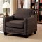 Kerian Sofa CM6157BR in Brown Fabric w/Options