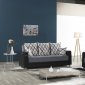 Oscar Sofa Bed in Gray Fabric by Casamode w/Options