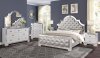 Grand Gloria Bedroom Set 5Pc in Ivory w/Options