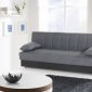 Leon Sofa Bed Convertible in Grey Fabric by Rain