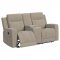 Brentwood Motion Sofa & Loveseat 610281 Taupe Fabric by Coaster