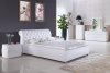 Elegante Bedroom White Leatherette by American Eagle w/Options