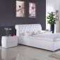 Elegante Bedroom White Leatherette by American Eagle w/Options