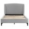 Mosby Upholstered Bed 306021 in Gray Boucle by Coaster