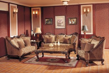 Andrianna Traditional Sofa in Fabric w/Optional Items [ADS-Andrianna]