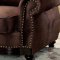 Hetty Sofa CM6854 in Brown Fabric w/Options