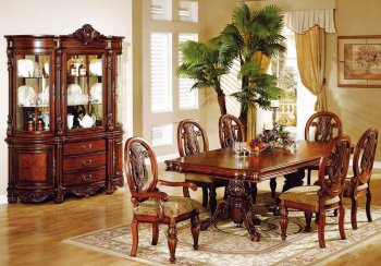 Orlando Dining Set 5Pc w/Optional Chairs & Buffet with Hutch [ADDS-Orlando]