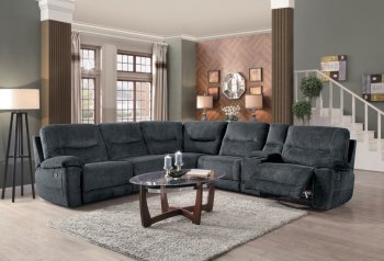 Columbus Motion Sectional Sofa 8490FBR- Cobblestone- Homelegance [HESS-8490FBR-LR-Columbus]