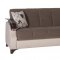 Trento Selen Brown Sofa Bed by Sunset w/Options