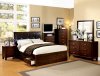 CM7067 Enrico IV Bedroom in Cherry w/Platform Bed & Options