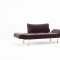 Zeal Deluxe Daybed in Dark Gray w/Brass Leg Velvet by Innovation