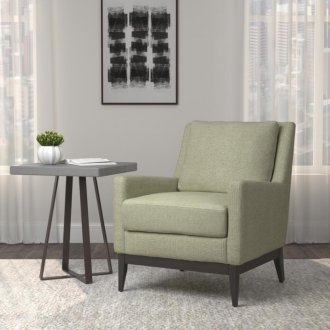 905533 Set of 2 Accent Chairs in Sage Green Fabric by Coaster