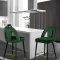 Akoya Counter Stool 795 Set of 2 Green Velvet Fabric - Meridian