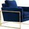 Mila Sofa 678 in Navy Velvet Fabric by Meridian w/Options