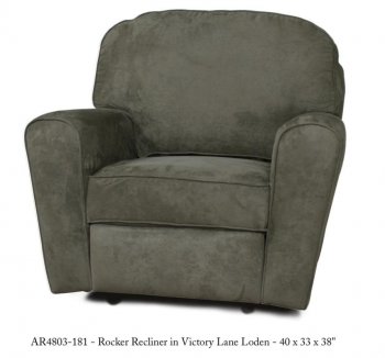 Olive Fabric Elegant Modern Rocker Recliner [CHFRC-AC-AR4803-181-VictoryLanen]