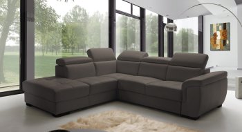 Freedom Sectional Sofa in Fabric by ESF w/Sleeper & Storage [EFSS-Freedom]