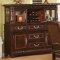 Brown Finish Classic 5Pc Dining Set w/Optional Items