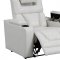 U8311 Power Motion Sofa in White Leather Gel by Global w/Options