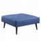 Nafisa Adjustable Sofa & Ottoman LV00823 in Blue Fabric by Acme