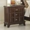 Dark Chocolate Finish Transitional Bedroom w/Optional Case Goods