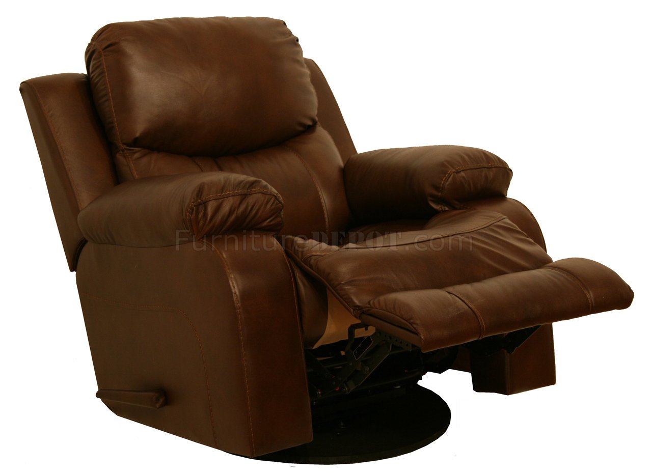 catnapper dallas top grain leather reclining sofa