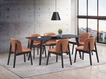 Eliora Dining Room 5Pc Set DN02366 in Black by Acme [AMDS-DN02366 Eliora]