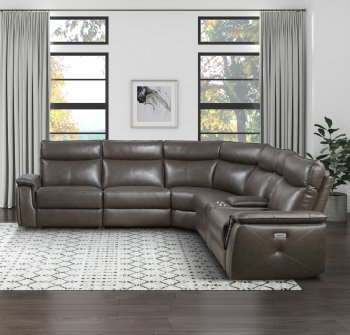 Maroni Power Reclining Sectional Sofa 8259DB by Homelegance [HESS-8259DB Maroni]