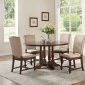 Tanner 5Pc Dining Set 60835 in Cherry Finish by Acme w/Options