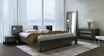 MD316 Monroe Platform Bed by Modloft in Wenge w/Options [MLBS-MD316 Monroe Wenge]