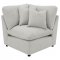 Collins Power Motion Sectional Sofa 609560P Gray Fabric -Coaster