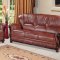 Mina 639 Sofa in Brown Bonded Leather w/Optional Items