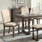 Leilani 5Pc Dining Set 62325 in Walnut by Acme w/Options