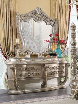 Danae Dresser BD01237 Champagne & Gold by Acme w/Optional Mirror [AMDR-BD01237 Danae]