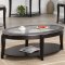 Cappuccino Finish Modern 3Pc Coffee Table Set w/Options