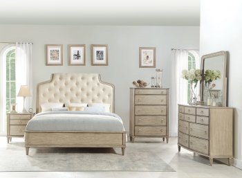 Wynsor Bedroom 27530 in Antique Champagne by Acme w/Options [AMBS-27530-Wynsor]