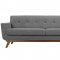 Engage Sofa in Expectation Gray Fabric by Modway w/Options