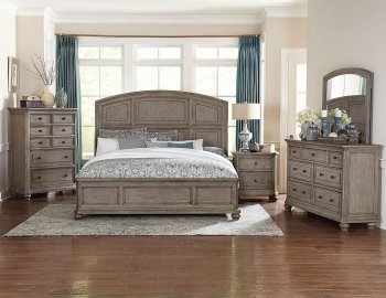 Lavonia Bedroom Set 1707 in Gray by Homelegance w/Options [HEBS-1707-Lavonia Set]