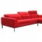 Clayton Sectional Sofa 31240 in Red Fabric by VIG