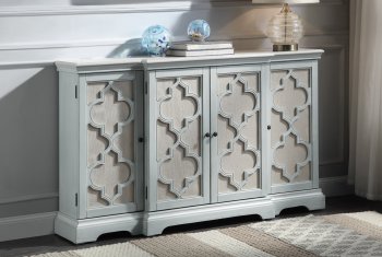 Adelle Console Table AC00279 in Light Teal by Acme [AMCT-AC00279 Adelle]