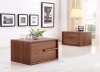 Dolce Set of 2 Nightstands in Walnut by Casabianca