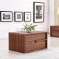 Dolce Set of 2 Nightstands in Walnut by Casabianca